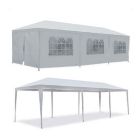 Outdoor Garden Party Gazebo 10 x 30 Tent Canopy 8 Sidewalls Outdoor Garden Party Gazebo 10 x 30 Tent Canopy 8 Sidewalls